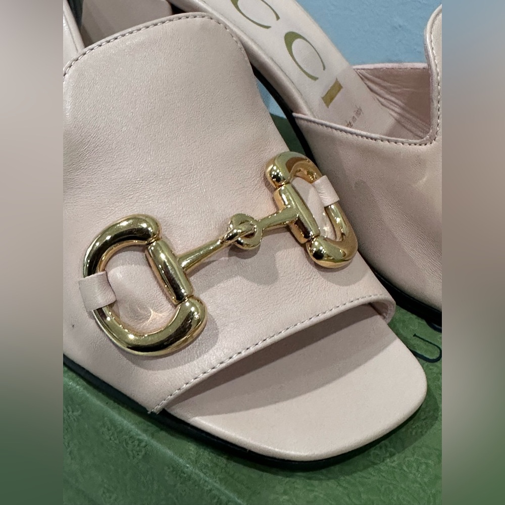 Gucci Horsebit Leather Sandals - Picture 5 of 12